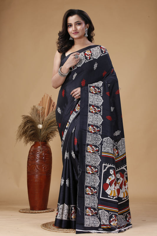 Replica Silk Saree with Blouse Piece – Nadia Traditional Silk Saree