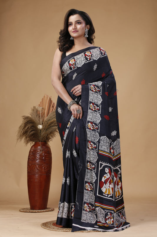 Replica Silk Saree with Blouse Piece – Nadia Traditional Silk Saree