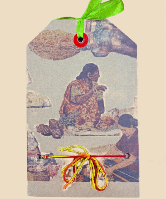 Handmade Traditional Rakhi with Small Elephant - ArtisanSoul