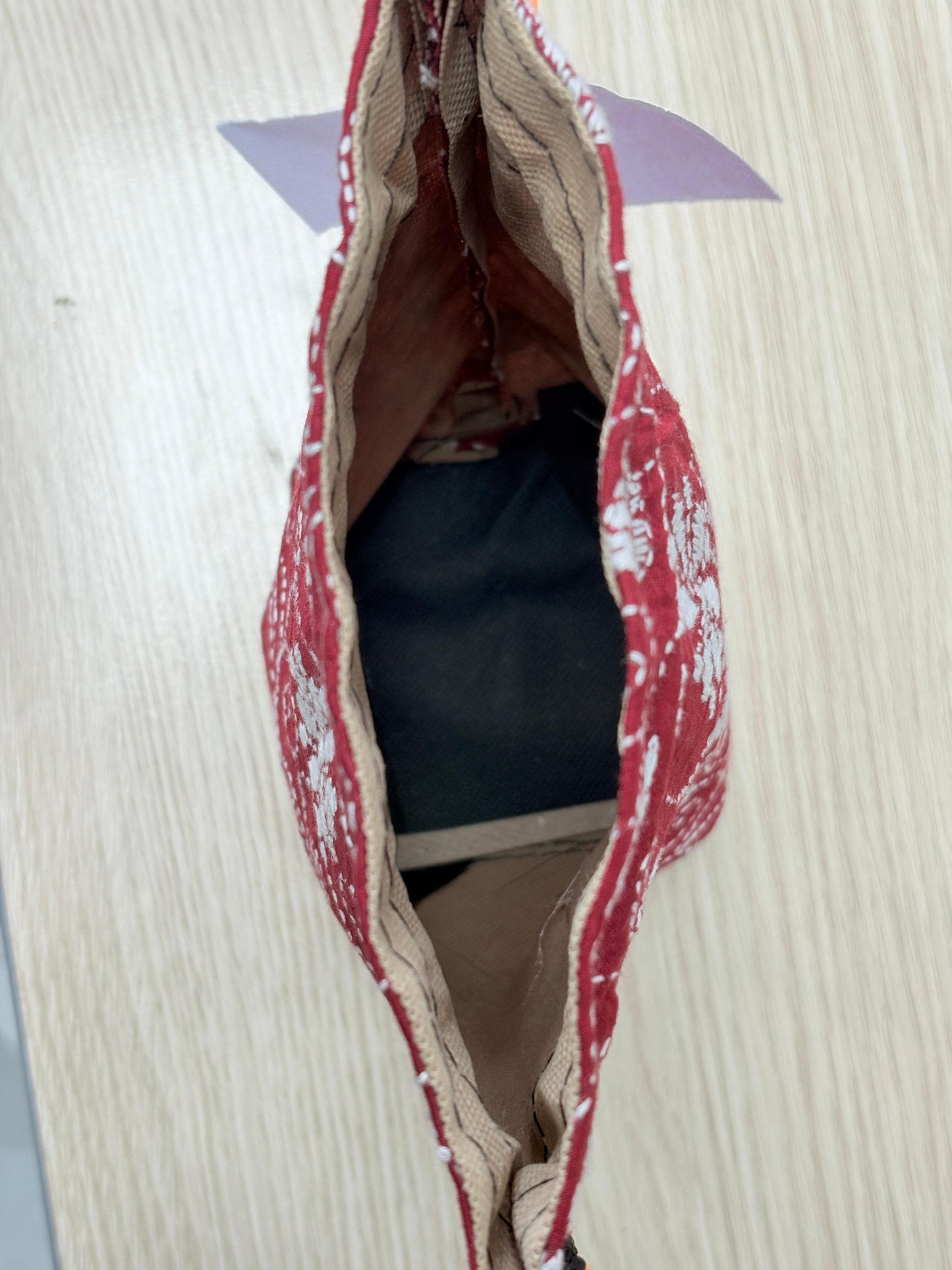 Handcrafted Kantha Stitch Baul Batua – Ethnic Coin Purse or Accessory Bag - ArtisanSoul