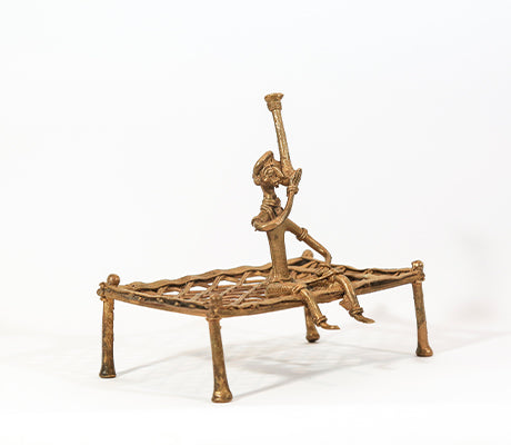 Authentic Dokra Craft - Khatia with Farmer - ArtisanSoul