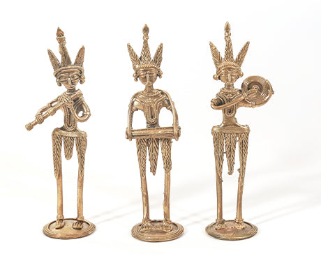 Tribal Musician in Dokra Craft from Burdwan - ArtisanSoul