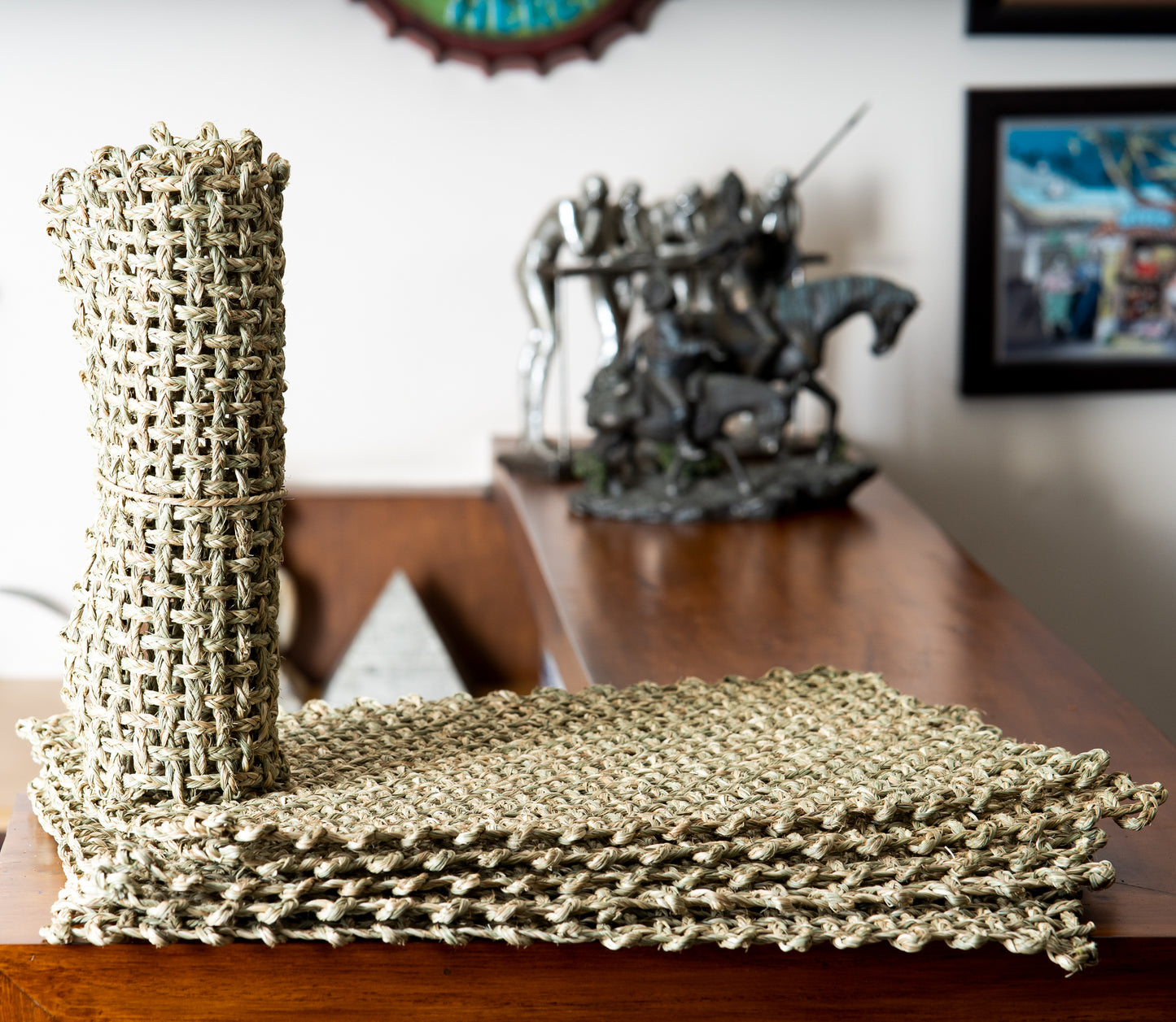 Sabai Grass Table Mats - Natural Color (Set of 6) - ArtisanSoul