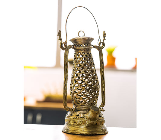 Authentic Dokra Art from Odisha - Lantern - ArtisanSoul
