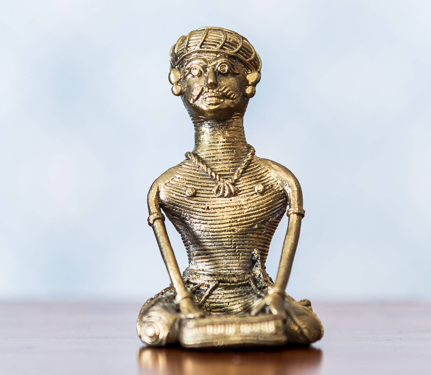 Authentic Dokra Art from Odisha - Folk Musician - ArtisanSoul