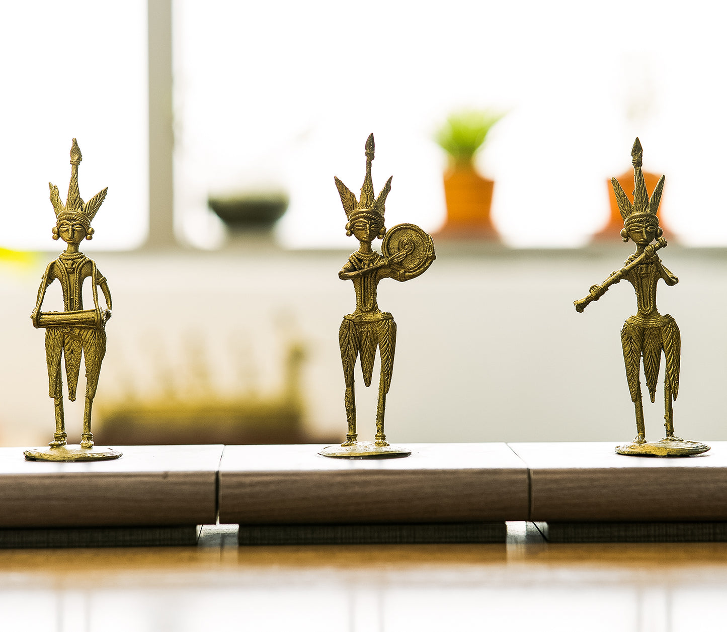 Dokra Craft from West Bengal - Tribal Musician - ArtisanSoul