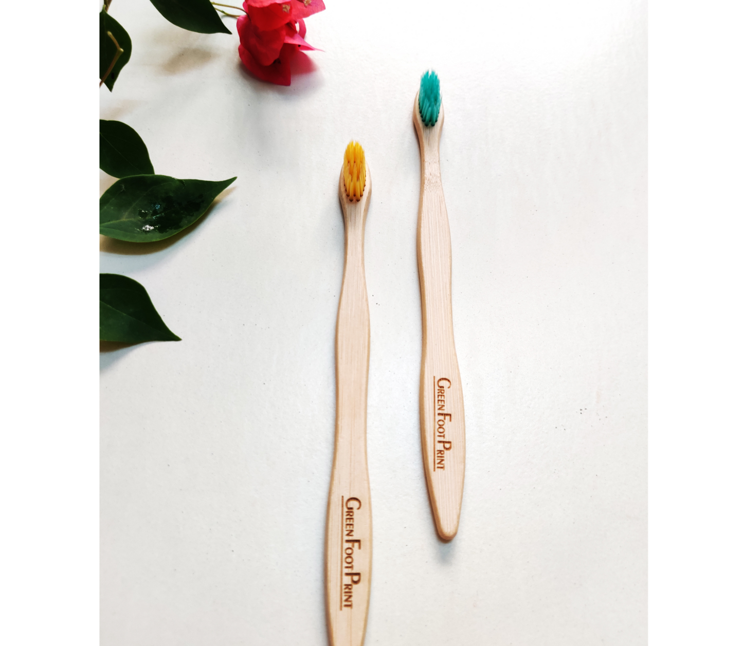 Natural Bamboo Toothbrush Combo