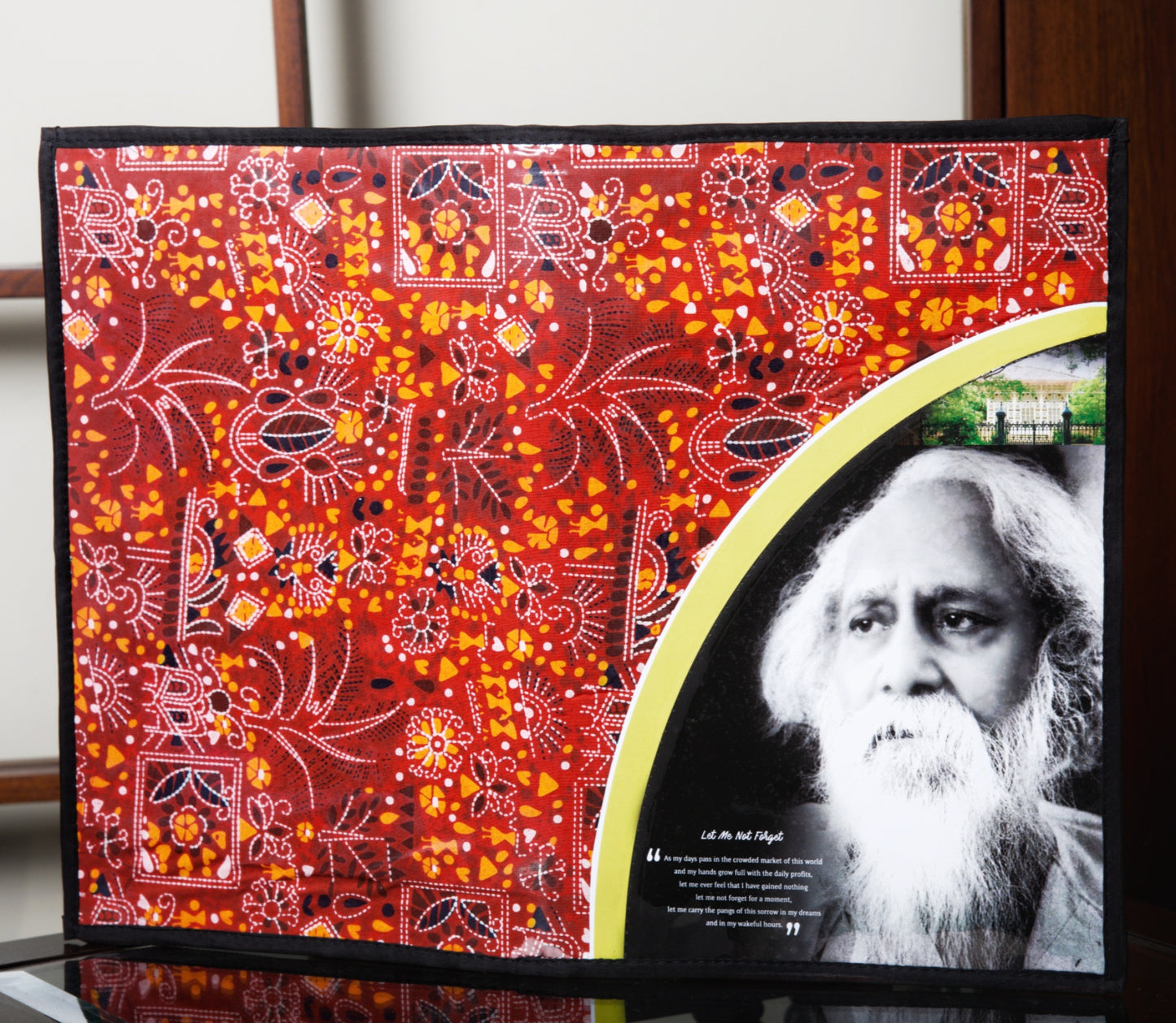 Handcrafted Printed File from Bolpur - Red - ArtisanSoul