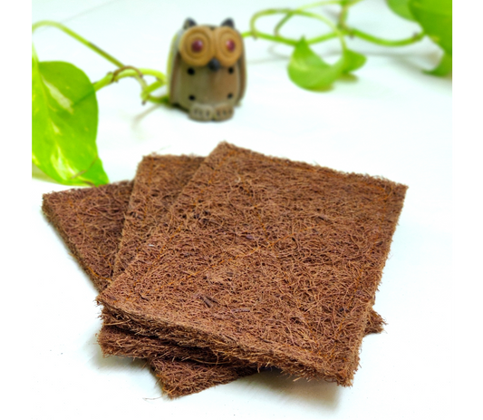 Coconut Coir Fiber Dish or Utensil Scrub Pads - ArtisanSoul