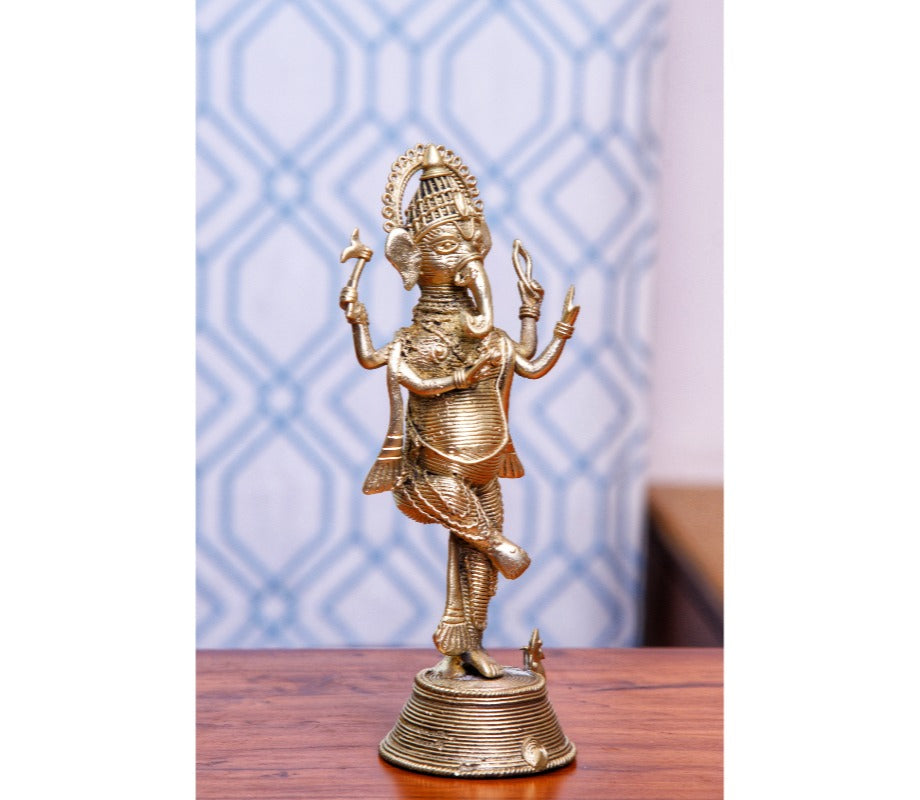 Authentic Dokra Art from Odisha - Ganesh - ArtisanSoul