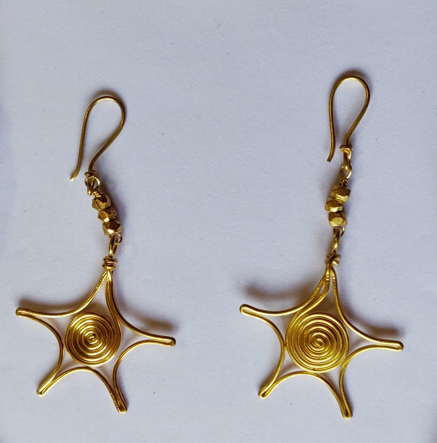 Handcrafted Dokra Necklace with Earring from Odisha - Black Threaded Diamond Design - ArtisanSoul