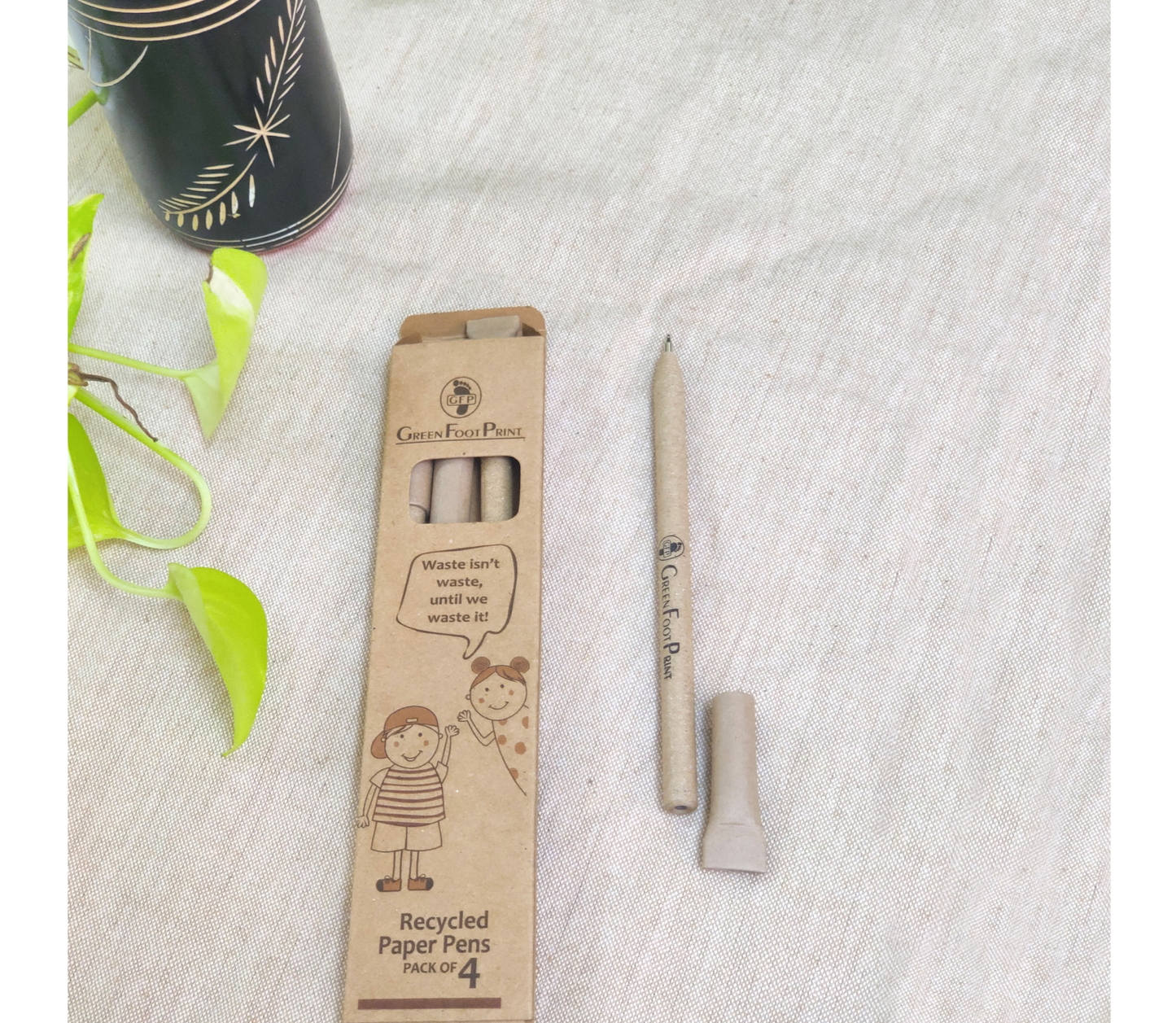 Recycled Paper Pens - Set of 8 - ArtisanSoul