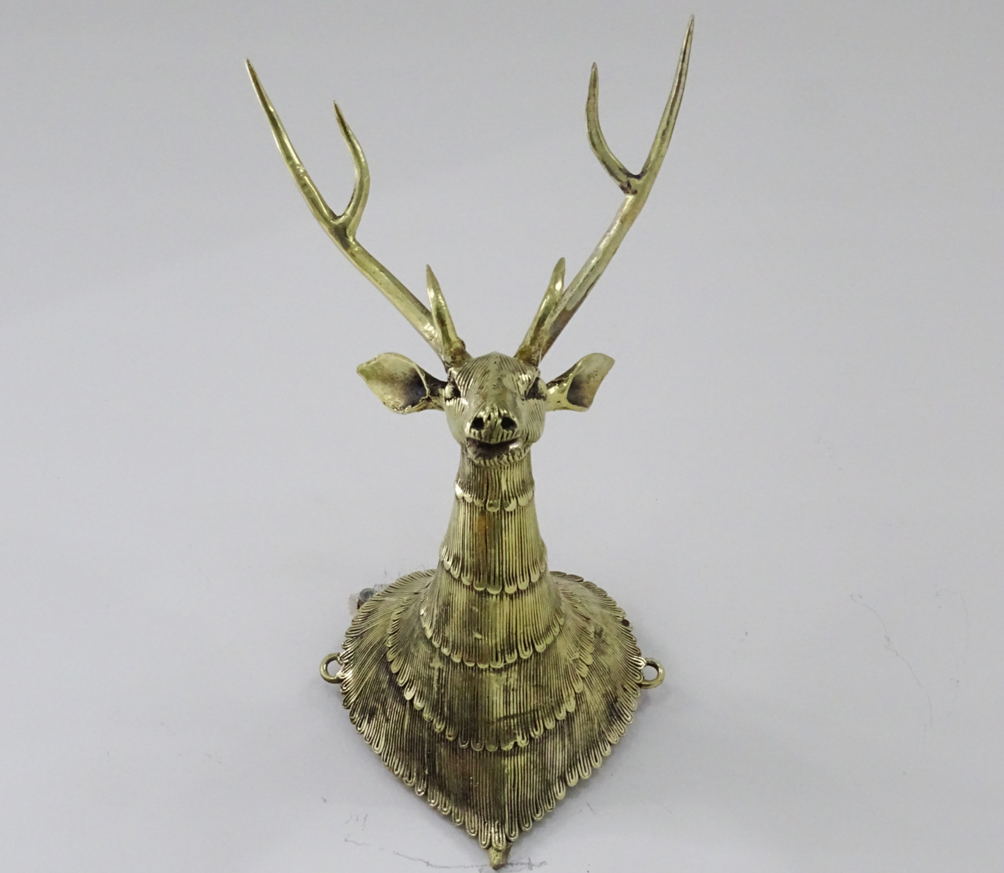 Authentic Dhokra Art from Chhattisgarh - Deer face - ArtisanSoul