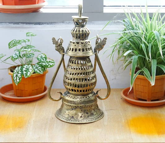Authentic Dhokra Art from Chhattisgarh - Lantern - ArtisanSoul