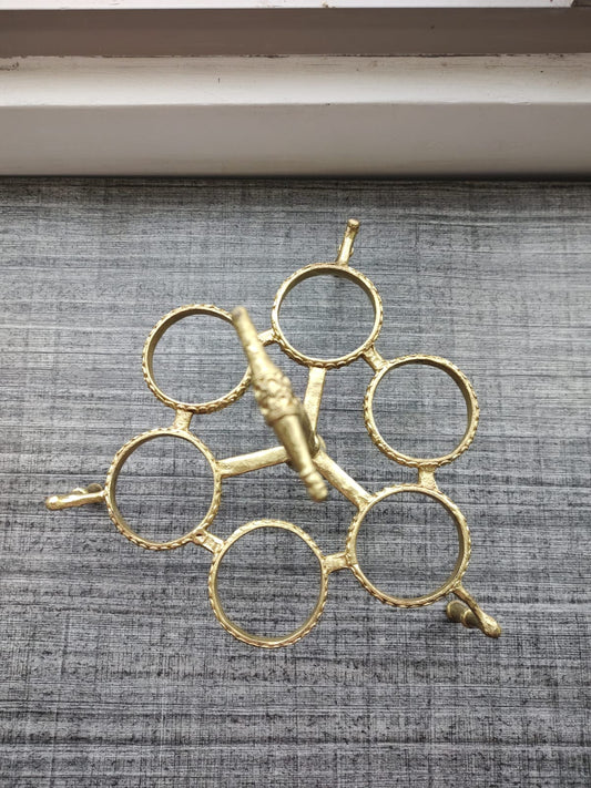 Authentic Dokra Craft from Bengal - Tea cup holder - ArtisanSoul