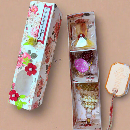 Rakhi Gift Box with Handmade Chocolates, Roli-Chawal, and Designer Rakhi