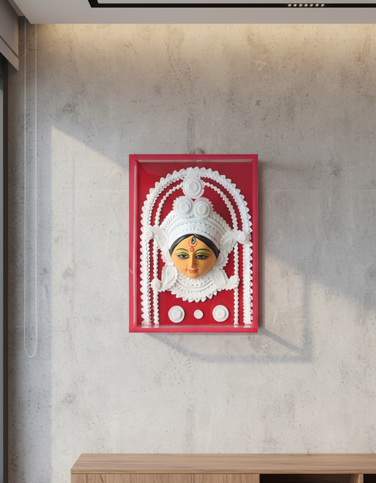 Sholapith_Durga_Face_Framed_Handcrafted