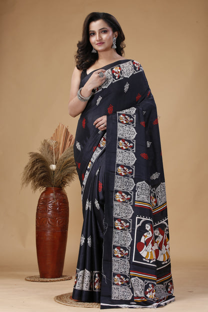 Replica Silk Saree with Blouse Piece – Nadia Traditional Silk Saree