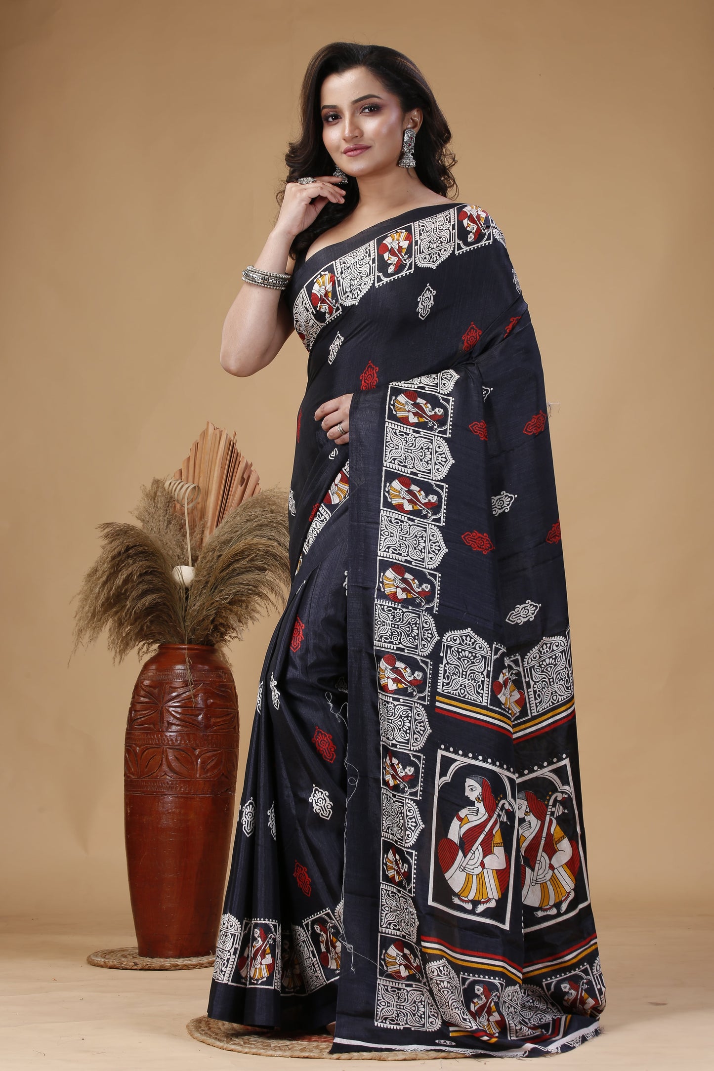 Replica Silk Saree with Blouse Piece – Nadia Traditional Silk Saree