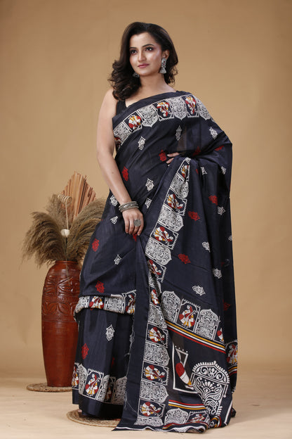 Replica Silk Saree with Blouse Piece – Nadia Traditional Silk Saree