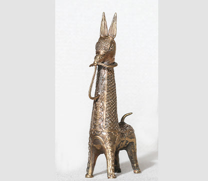 Authentic Dokra Horse Crafted in Dariyapur, Burdwan