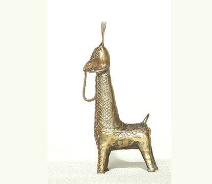 Authentic Dokra Horse Crafted in Dariyapur, Burdwan