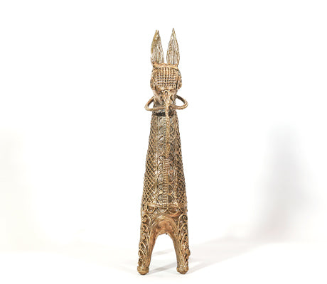 Authentic Dokra Horse Crafted in Dariyapur, Burdwan