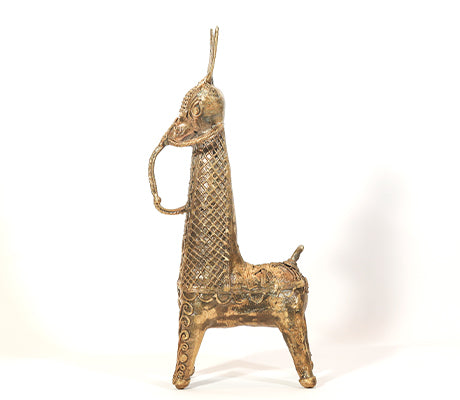 Authentic Dokra Horse Crafted in Dariyapur, Burdwan