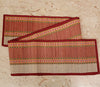 Madur Kathi Mats - For Yoga, Outdoor use, Blinds, Ethnic Floor Mats - Red with white border
