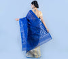 Handloom Jamdani Saree - Blue & White
