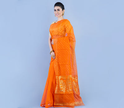 Handloom Saree with all over Zari Work