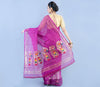 Handloom Saree with Zari Work all over the Saree - Purple