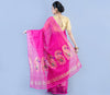 Handloom Saree with Zari Work all over the Saree - Pink