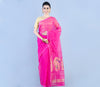 Handloom Saree with Zari Work all over the Saree - Pink