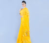 Handloom Saree with all over Zari Work - Yellow