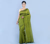 Handloom Saree - Olive Green