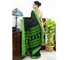 Neemki Kaj on Handloom Saree - Black