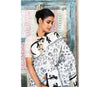 Kantha Stitch Applique Design Saree - Black on Tussar
