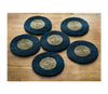 Coaster Set of Sabai Grass - Blue & Natural