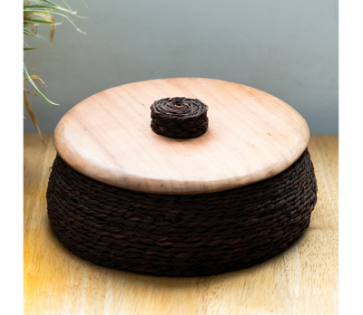 Sabai Grass Roti Box - Dark Brown