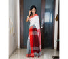 Handloom Cotton Saree with Maddhabani Design in Maroon