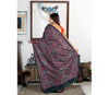 Kantha Stitch on Black Saree