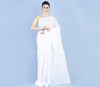 Handloom Jamdani Saree - White