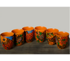 Madhubani Painted Cups set of 6