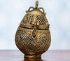 Authentic Dokra Art from Odisha - Oval Lamp Box