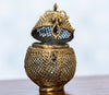 Authentic Dokra Art from Odisha - Oval Lamp Box