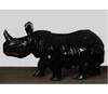 Wooden Rhino from Assam - Black