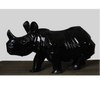 Wooden Rhino from Assam - Black