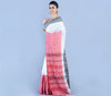 Handloom Cotton Saree - Red and Black