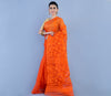Handloom Jamdani Saree - Orange